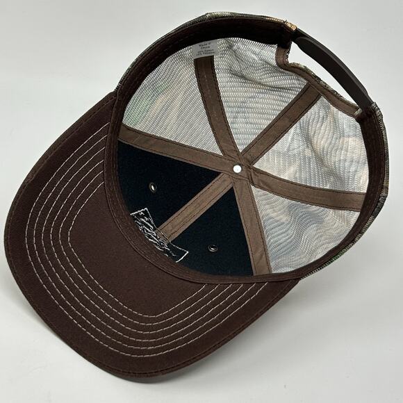 The Home Depot Trucker Hat Baseball Cap Hunting Camouflage Mesh Snapback Brown - Picture 4 of 9